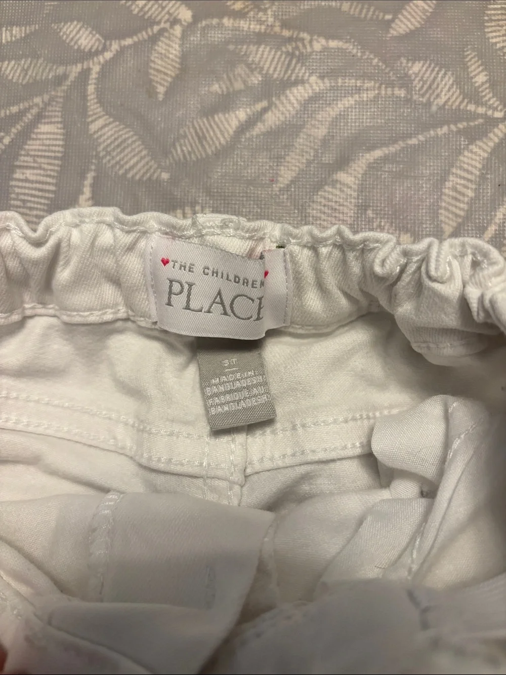 The Children's Place White Denim Jean Shorts